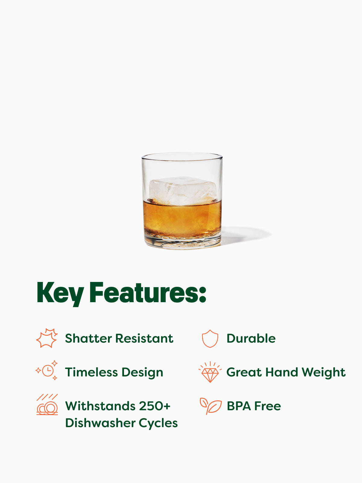 12oz Old Fashioned Copolyester Rocks Glass