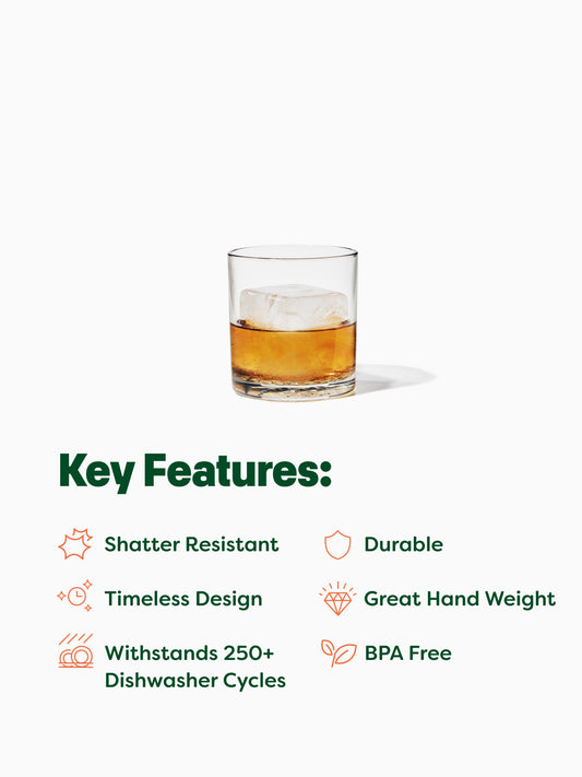 12oz Old Fashioned Copolyester Rocks Glass