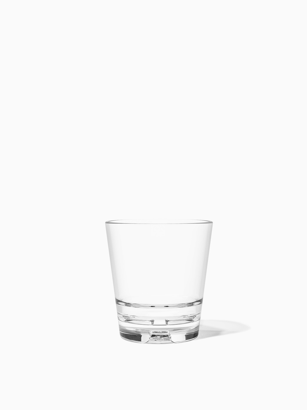 8oz Stackable Rocks Copolyester Glass