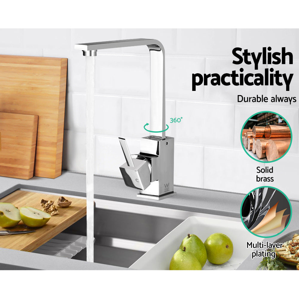 Kitchen Mixer Faucet - Silver