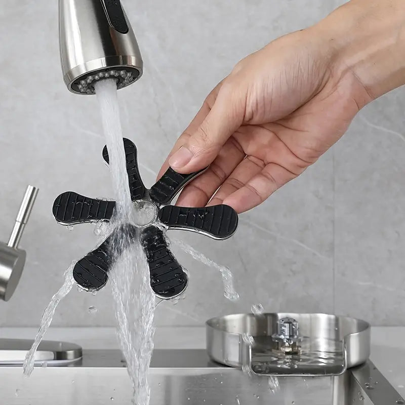 Stainless Steel High-Pressure Glass Rinser for Kitchen Sink